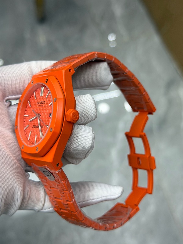 AP×Swatch Auto Battery Hermes Orange 4