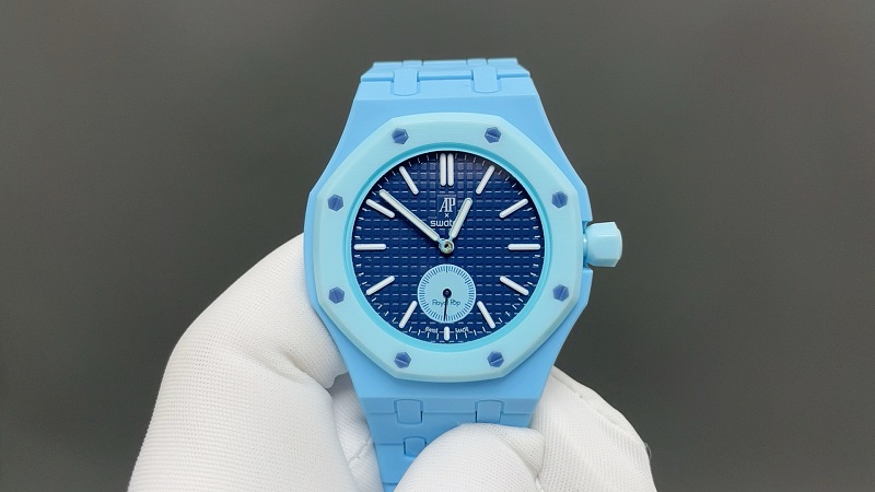 Swatch × Ap Royal Pop Huit Bleu 3
