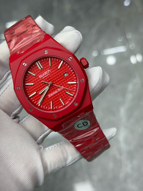 AP×Swatch Auto Battery Chinese Red 6