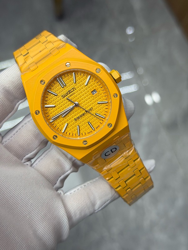 AP×Swatch Auto Battery Lemon Yellow 6