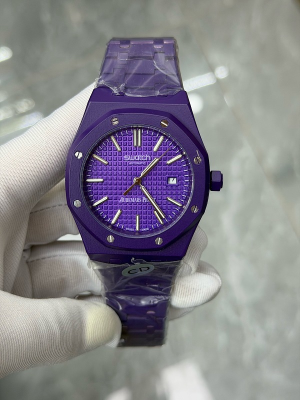 AP×Swatch Auto Battery Dark Purple