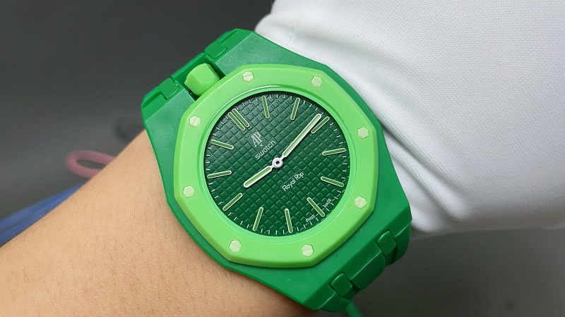 Swatch × Ap Royal Pop Green Eight 8