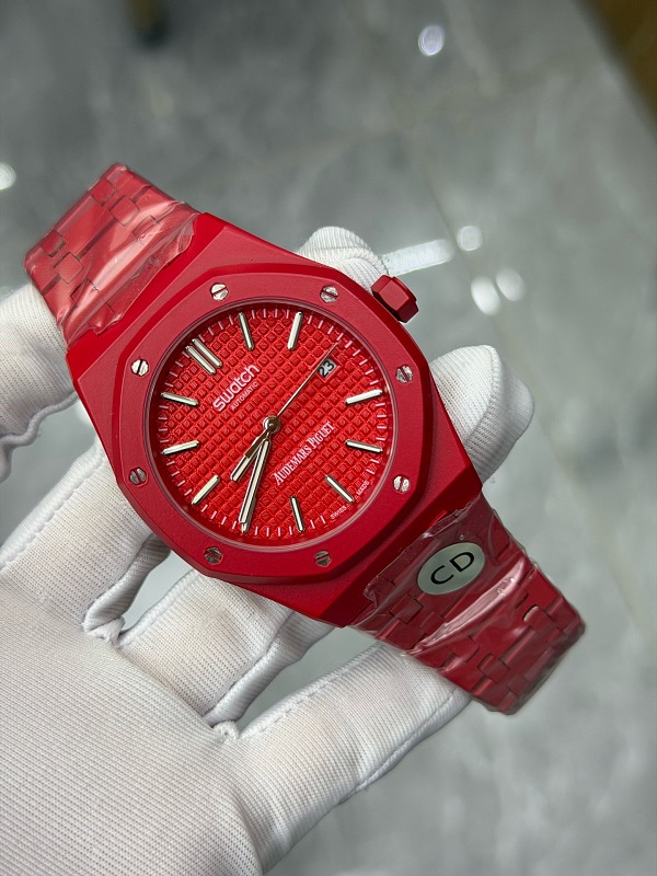AP×Swatch Auto Battery Chinese Red 2