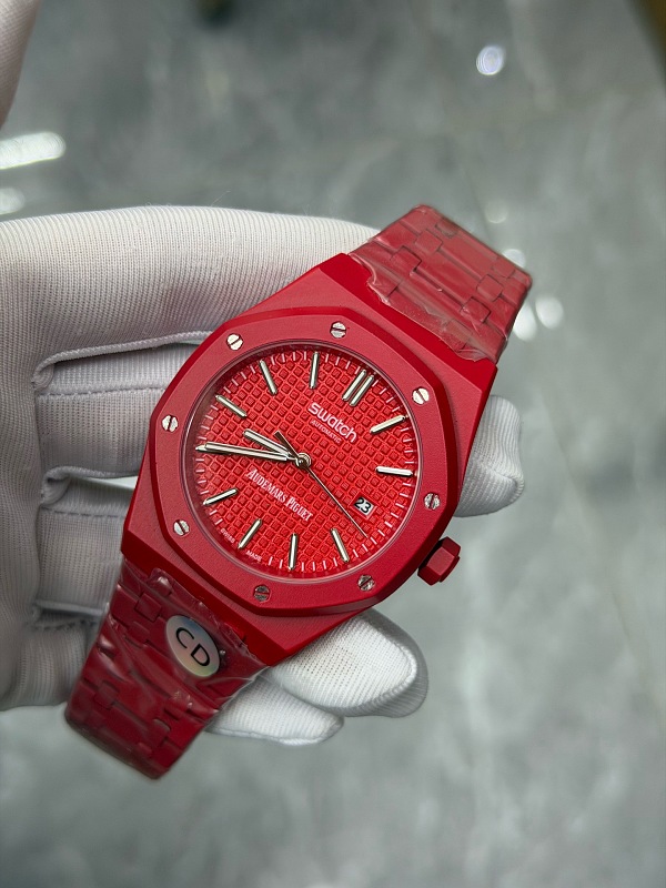 AP×Swatch Auto Battery Chinese Red 3