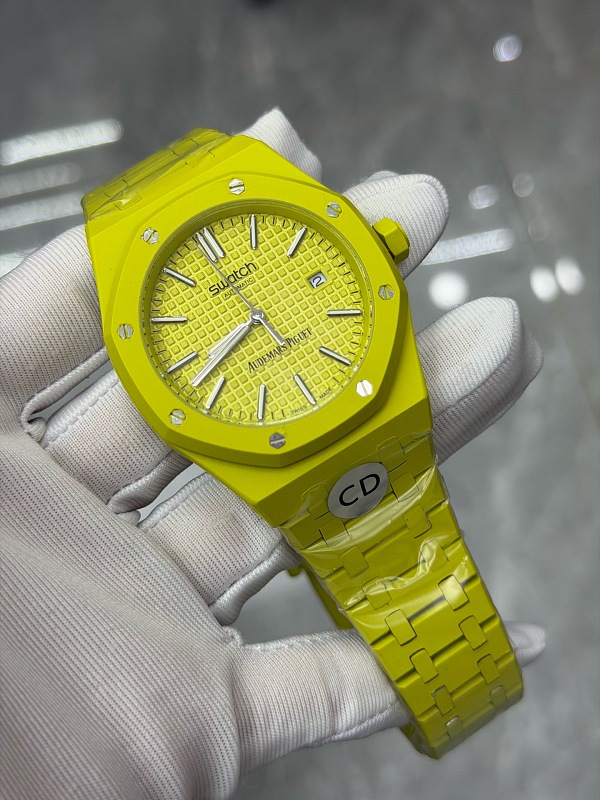 AP×Swatch Auto Battery Fluorescent Yellow 6