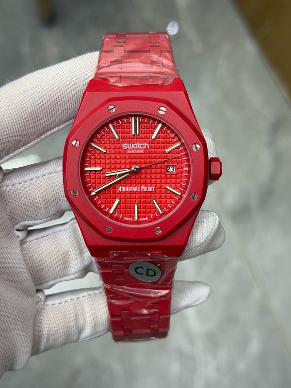 AP×Swatch Auto Battery Chinese Red