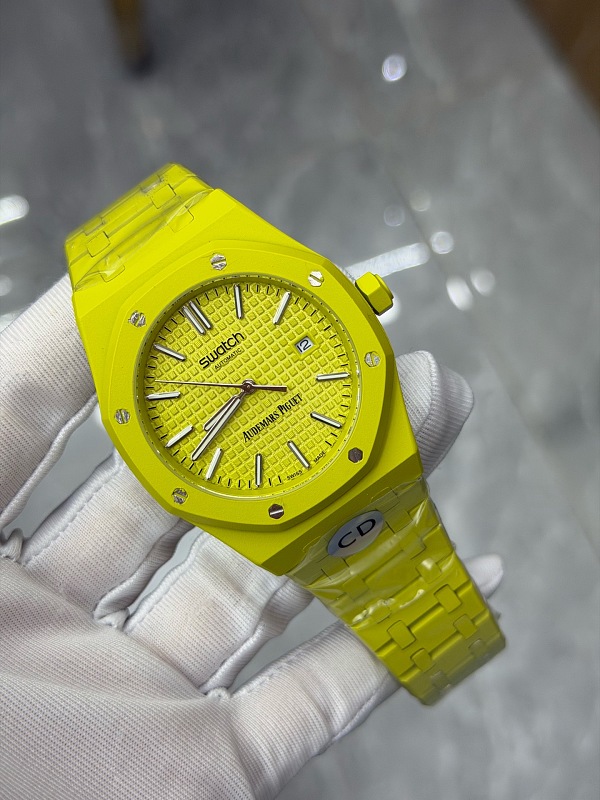 AP×Swatch Auto Battery Fluorescent Yellow 2