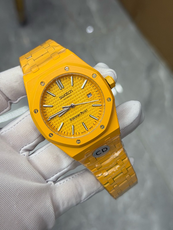 AP×Swatch Auto Battery Lemon Yellow 2