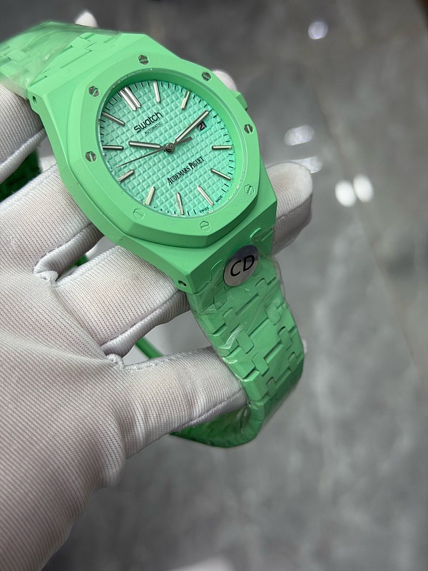 AP×Swatch Auto Battery Mint Green 5