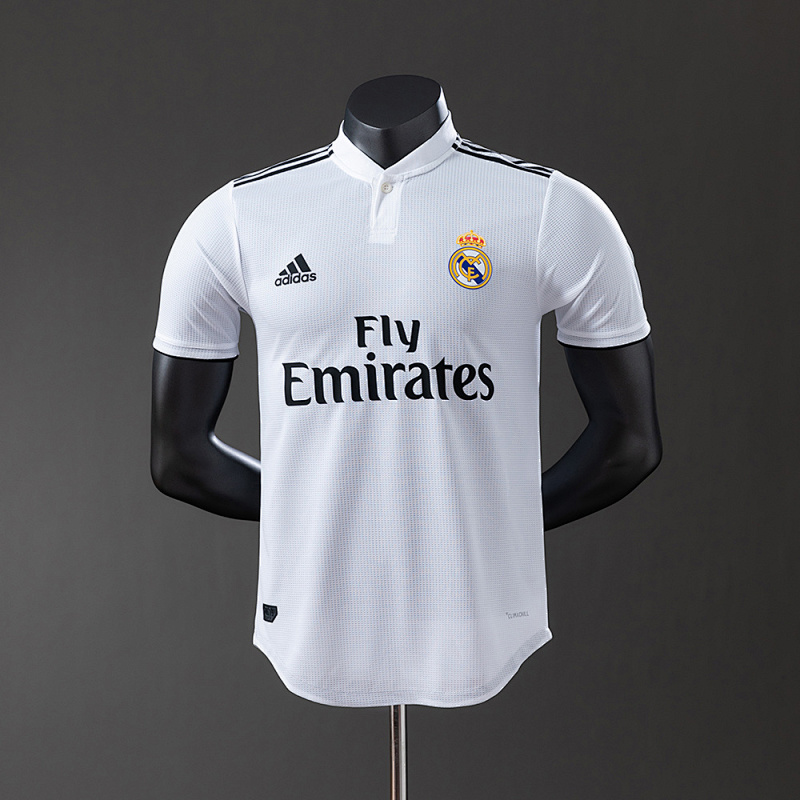 wanban-Real Madrid 18/19 Home Player Version Retro Jersey · 3