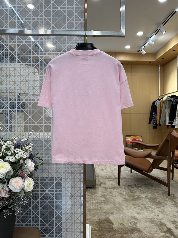 Letter Embroidered Crewneck T-Shirt · 2