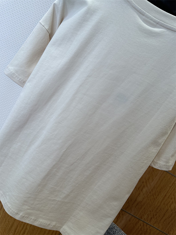 Lace Border Embroidery Short Sleeve T-Shirt · 6