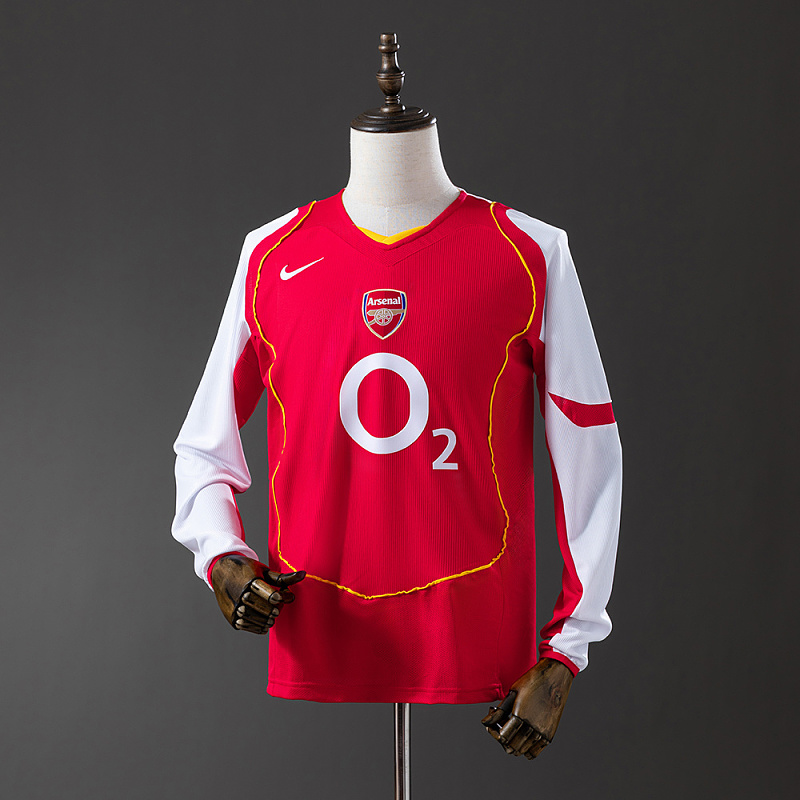 wanban-Arsenal 04/05 Home Long Sleeve Retro Jersey 2