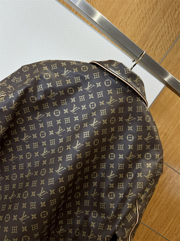 Monogram Leather Jacket · 5