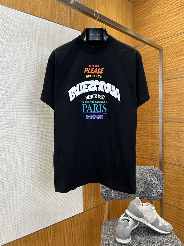 Embroidery Print Short Sleeve T-Shirt 7