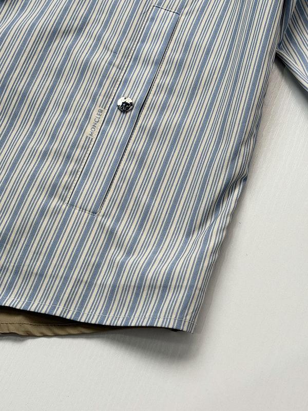 Color-Block Stripe Cotton Workwear Shirt · 3