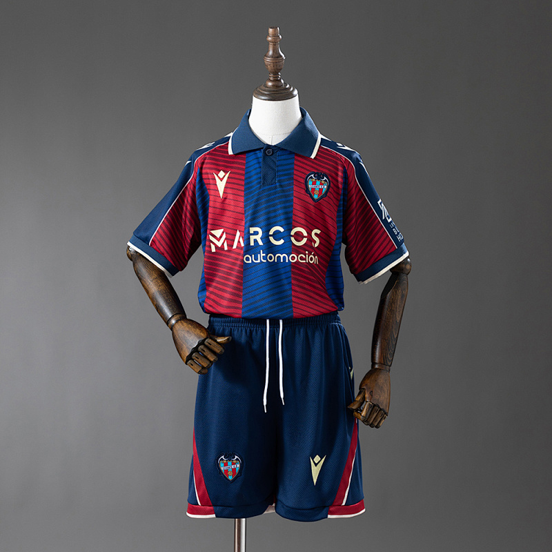 wanban-Levante Ud 25/26 Home Kids Kit Jersey Size · 2