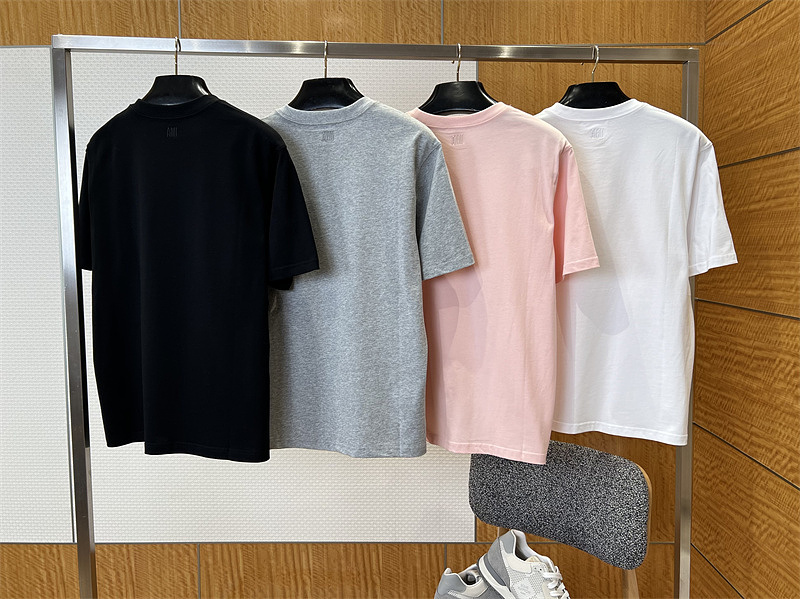 Embroidered Crew Neck Short Sleeve T-Shirt · 5