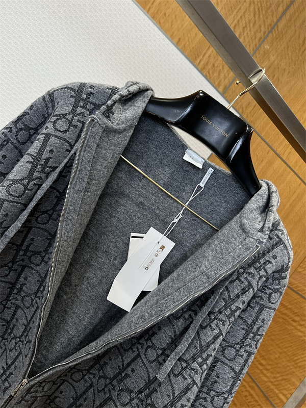 Hooded Zip Knit Jacket 4
