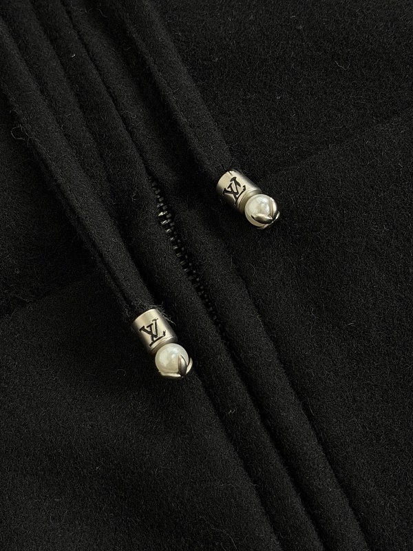 Wool Blend Hooded Zip Jacket 7