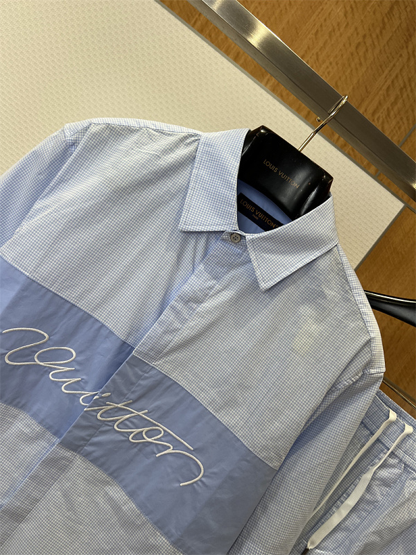 Classic Check Embroidered T-Shirt Set 8