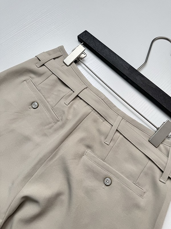Metal Buckle Belt Wide Leg Trousers 5