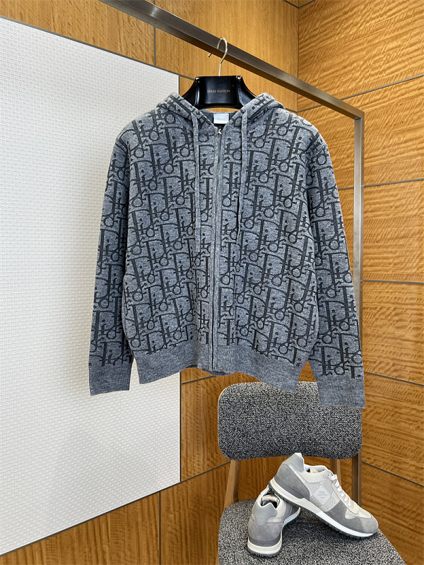 Hooded Zip Knit Jacket 8