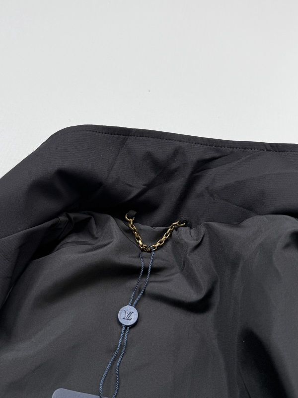 Patchwork Stand Collar Jacket · 2