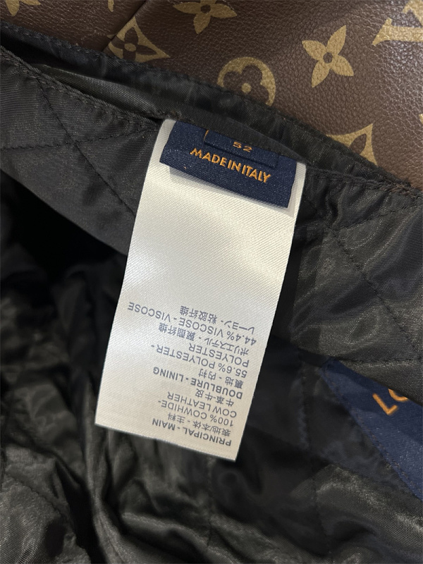 Monogram Leather Jacket · 2