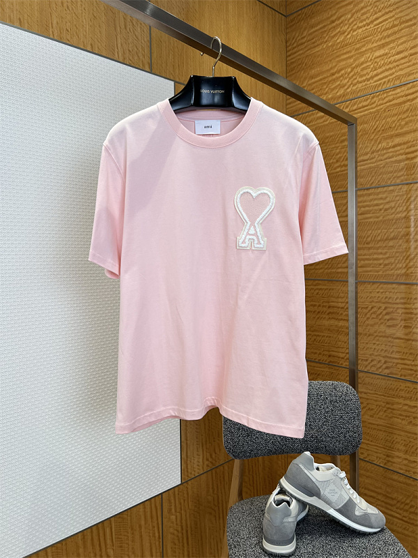 Embroidered Crew Neck Short Sleeve T-Shirt · 3
