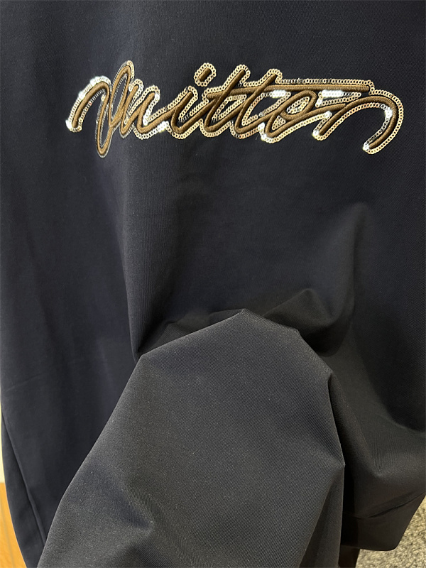 Embroidered Letter Short Sleeve T-Shirt · 6