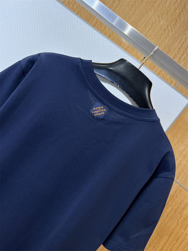 Embroidered Letter Short Sleeve T-Shirt · 5