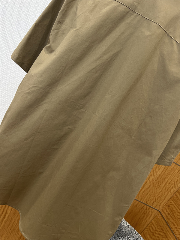 Embroidered Short Sleeve Shirt Jacket · 2