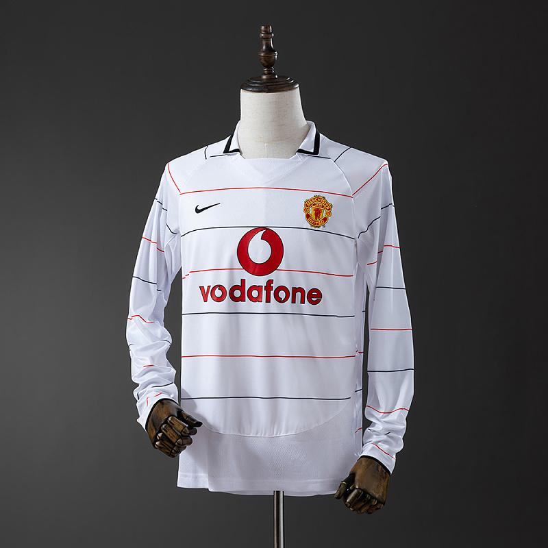 wanban-M-U 2003/05 Away Long Sleeve Retro Jersey