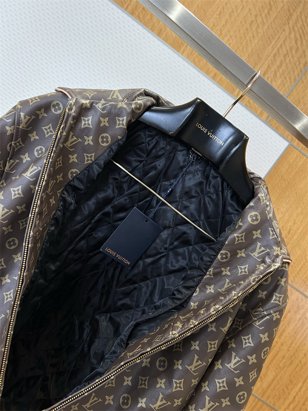 Monogram Leather Jacket · 6