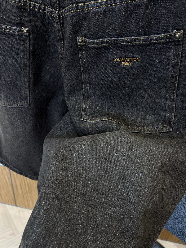 Distressed Denim Shorts · 3