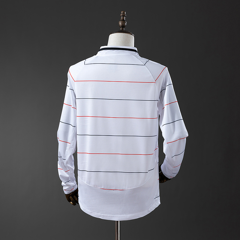 wanban-M-U 2003/05 Away Long Sleeve Retro Jersey 2