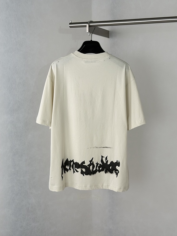 Letter Distressed Short Sleeve T-Shirt 9