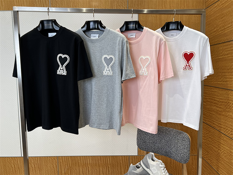 Embroidered Crew Neck Short Sleeve T-Shirt · 6