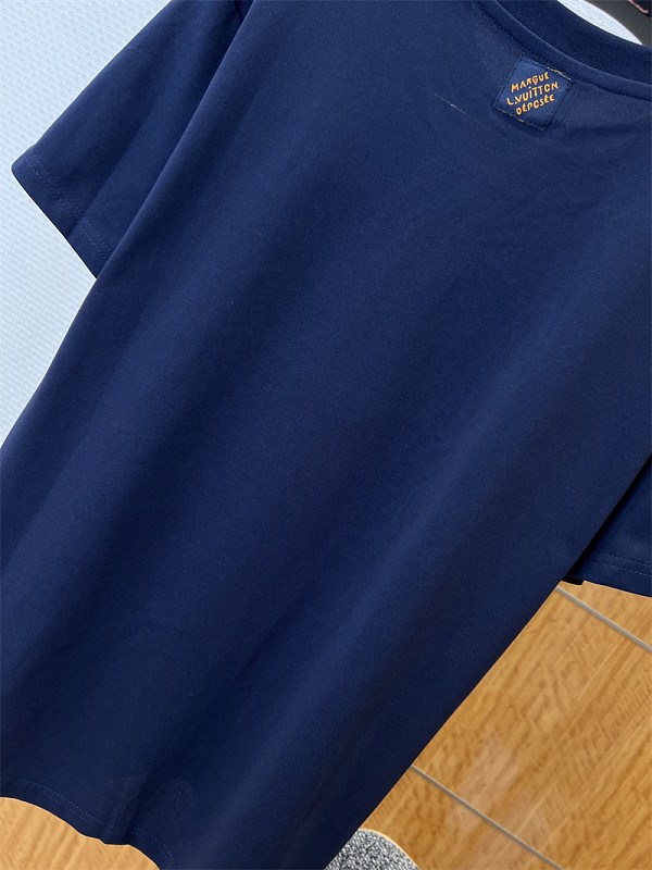 Embroidered Letter Short Sleeve T-Shirt · 4