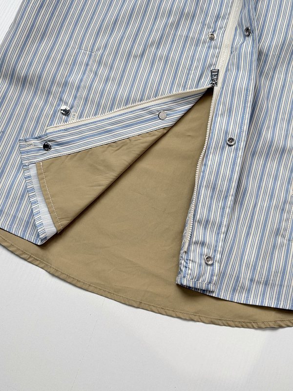 Color-Block Stripe Cotton Workwear Shirt · 6