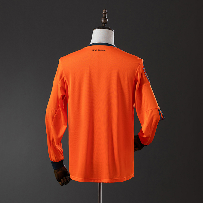 wanban-Real Madrid 13/14 Second Away Long Sleeve Retro Jersey
