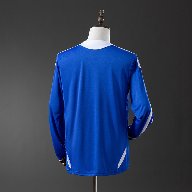 wanban-Chelsea 2011/12 Home Uefa Champions League Long Sleeve Retro Jersey