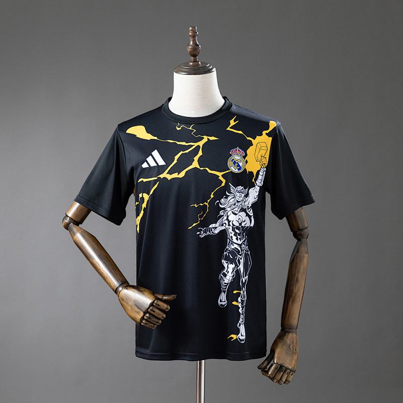 wanban-Real Madrid 25/26 Avengers - Pre-Match Black Jersey · 3