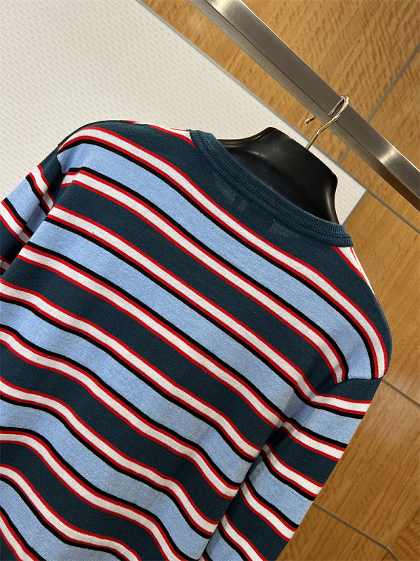 Crew Neck Long Sleeve Knit Sweater · 5