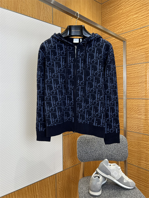 Hooded Zip Knit Jacket 12