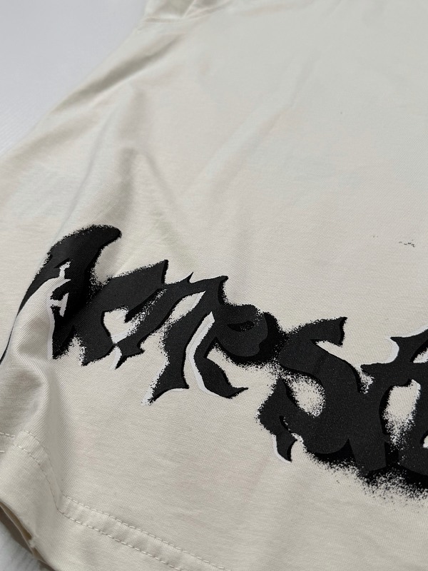 Letter Distressed Short Sleeve T-Shirt