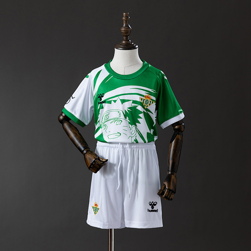 wanban-Real Betis 25/26 Comic Edition Kids Kit Jersey Size 2
