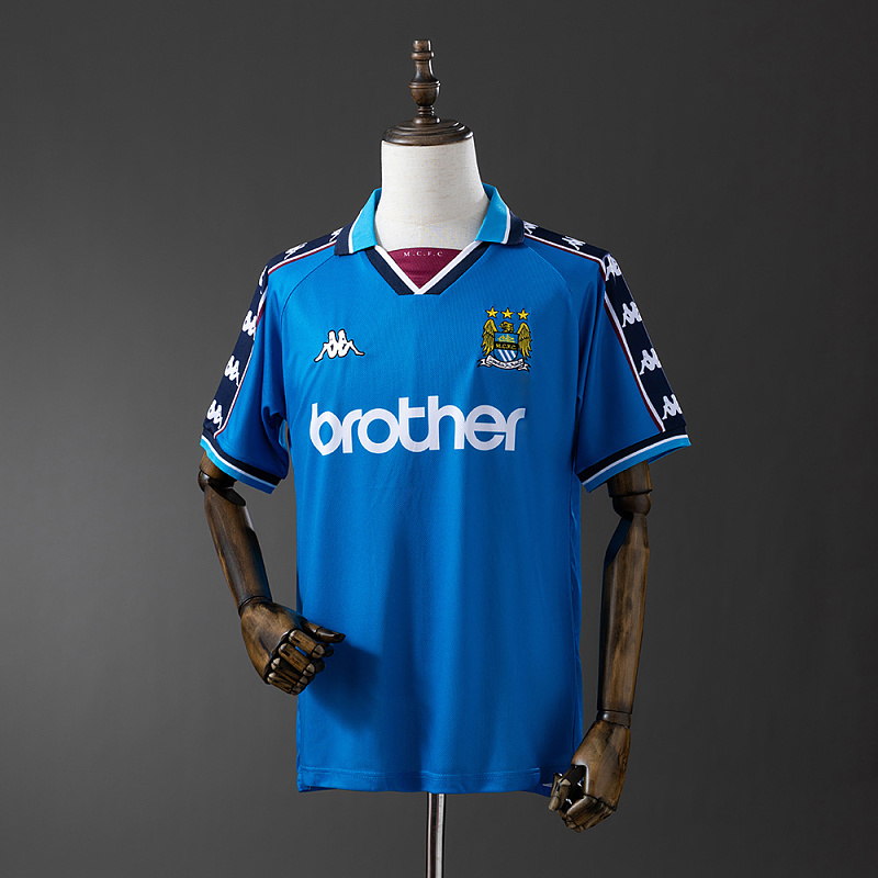 wanban-Retro Manchester City 97/99 Home · 2
