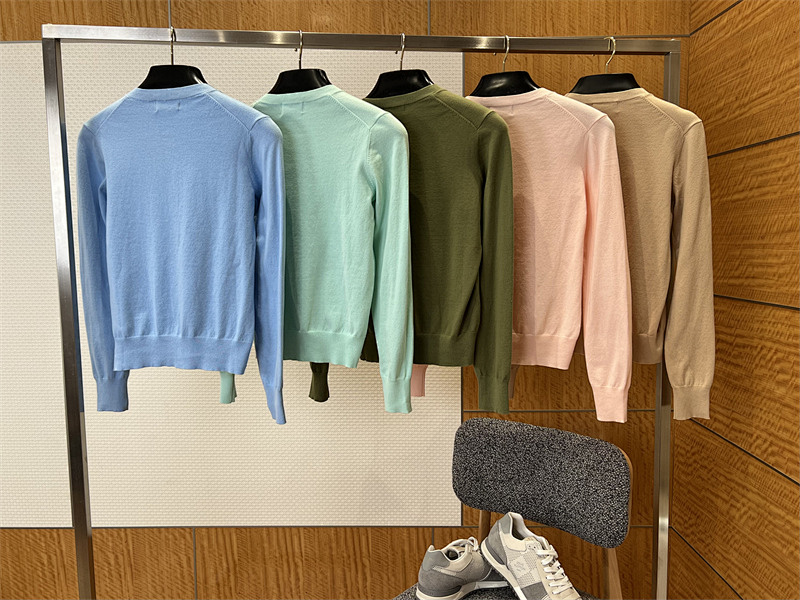 Embroidered Crew Neck Cardigan · 2